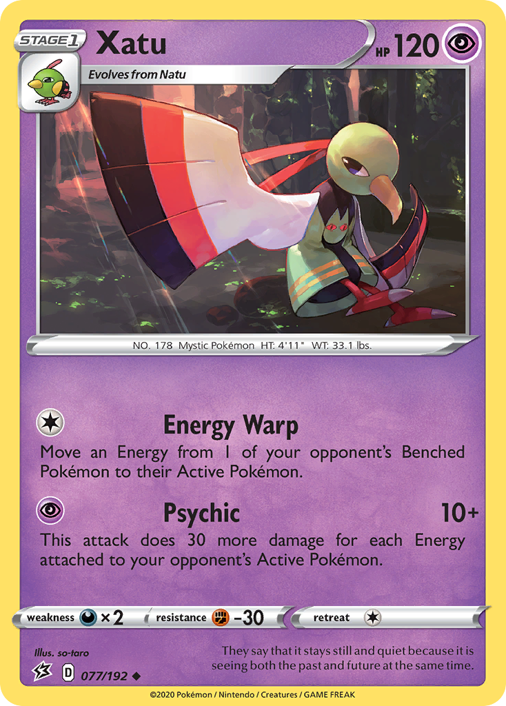 Xatu (077/192) [Sword & Shield: Rebel Clash] | Card Merchant Takapuna