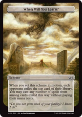 When Will You Learn? (Full Art) [Duskmourn: Archenemy] | Card Merchant Takapuna