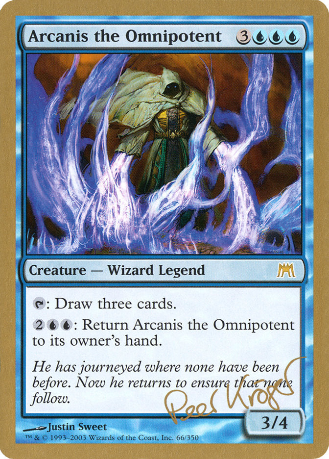 Arcanis the Omnipotent (Peer Kroger) [World Championship Decks 2003] | Card Merchant Takapuna