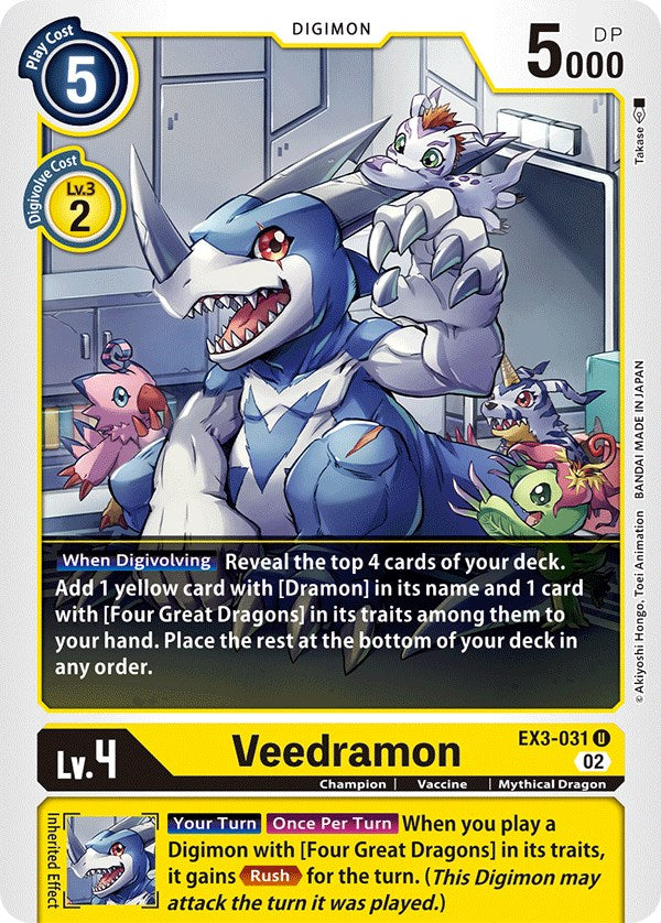 Veedramon [EX3-031] [Draconic Roar] | Card Merchant Takapuna