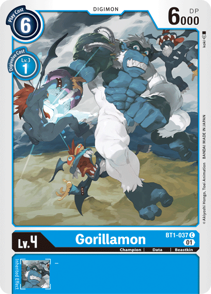 Gorillamon [BT1-037] (Alternative Art) [Starter Deck: Ulforce Veedramon] | Card Merchant Takapuna