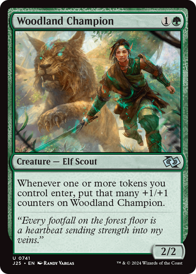 Woodland Champion [Foundations Jumpstart] | Card Merchant Takapuna