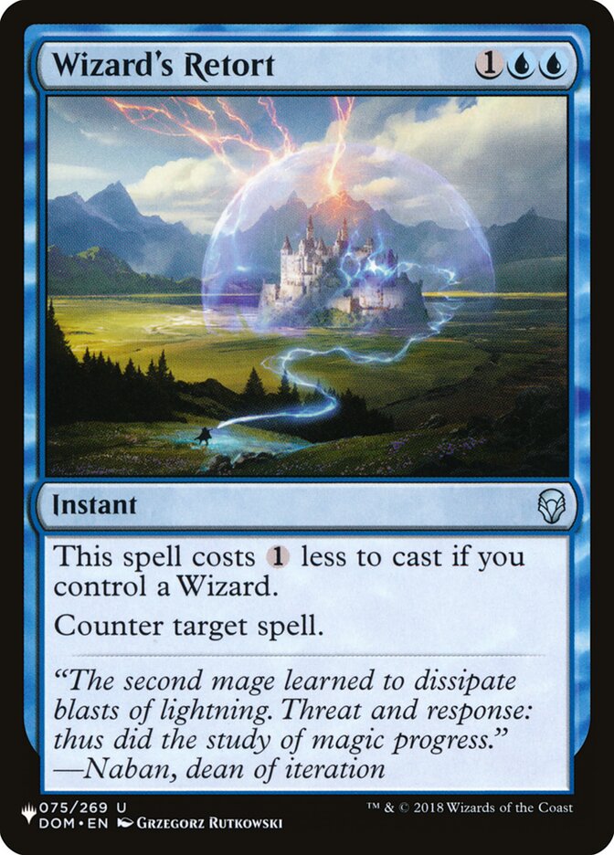 Wizard's Retort [The List] | Card Merchant Takapuna