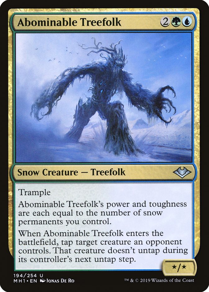 Abominable Treefolk [Modern Horizons] | Card Merchant Takapuna