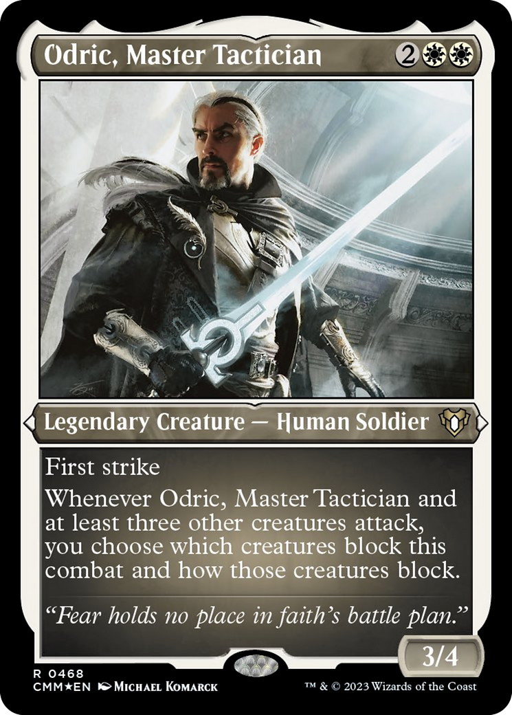 Odric, Master Tactician (Foil Etched) [Commander Masters] | Card Merchant Takapuna