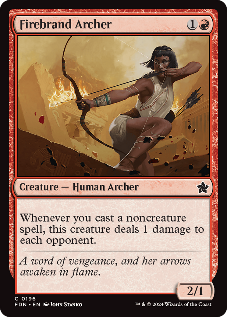 Firebrand Archer [Foundations] | Card Merchant Takapuna