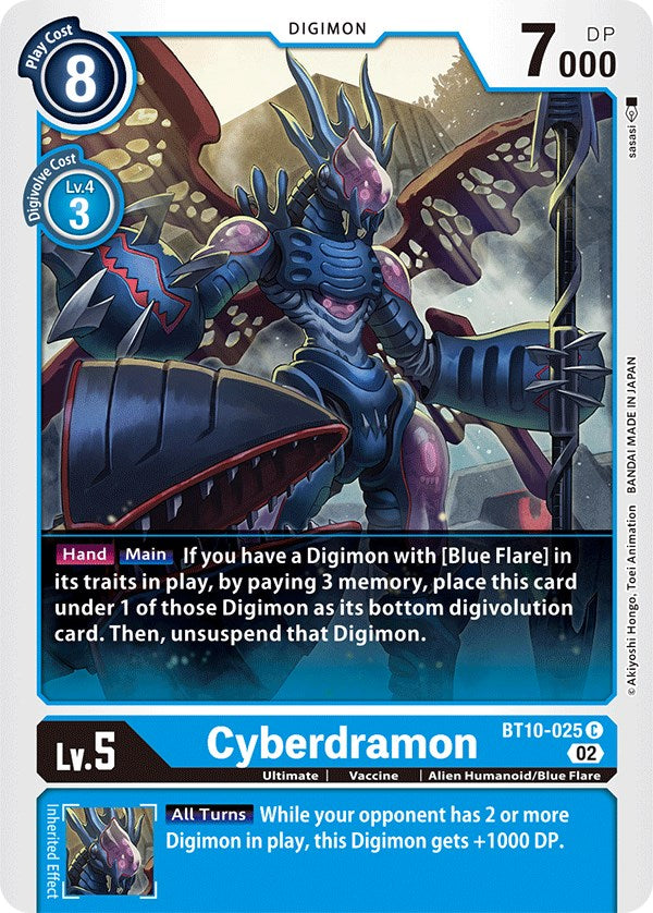 Cyberdramon [BT10-025] [Xros Encounter] | Card Merchant Takapuna