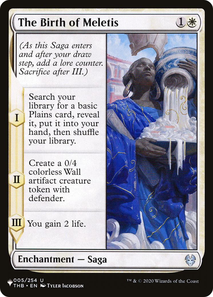 The Birth of Meletis [The List Reprints] | Card Merchant Takapuna