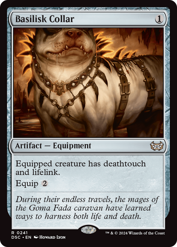 Basilisk Collar [Duskmourn: House of Horror Commander] | Card Merchant Takapuna