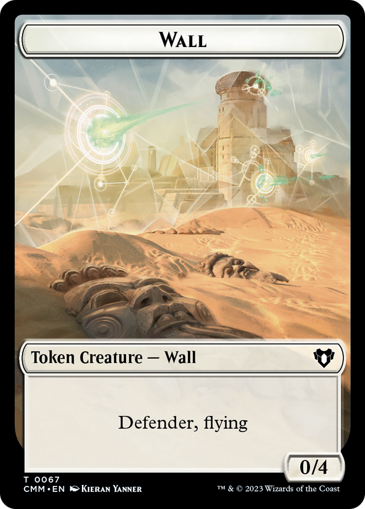 Wall // Kor Ally Double-Sided Token [Commander Masters Tokens] | Card Merchant Takapuna