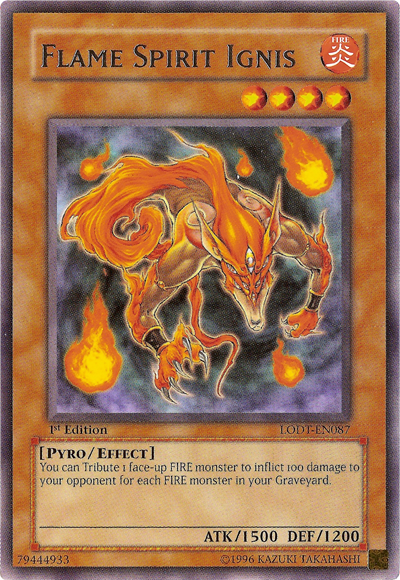 Flame Spirit Ignis [LODT-EN087] Rare | Card Merchant Takapuna