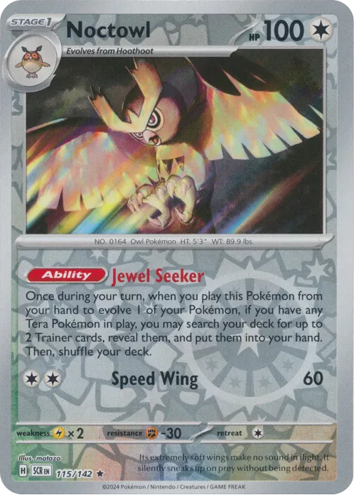 Noctowl (115/142) [Scarlet & Violet: Stellar Crown] | Card Merchant Takapuna