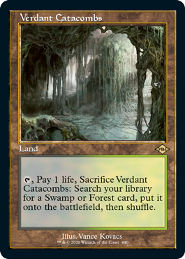 Verdant Catacombs (Retro Foil Etched) [Modern Horizons 2] | Card Merchant Takapuna