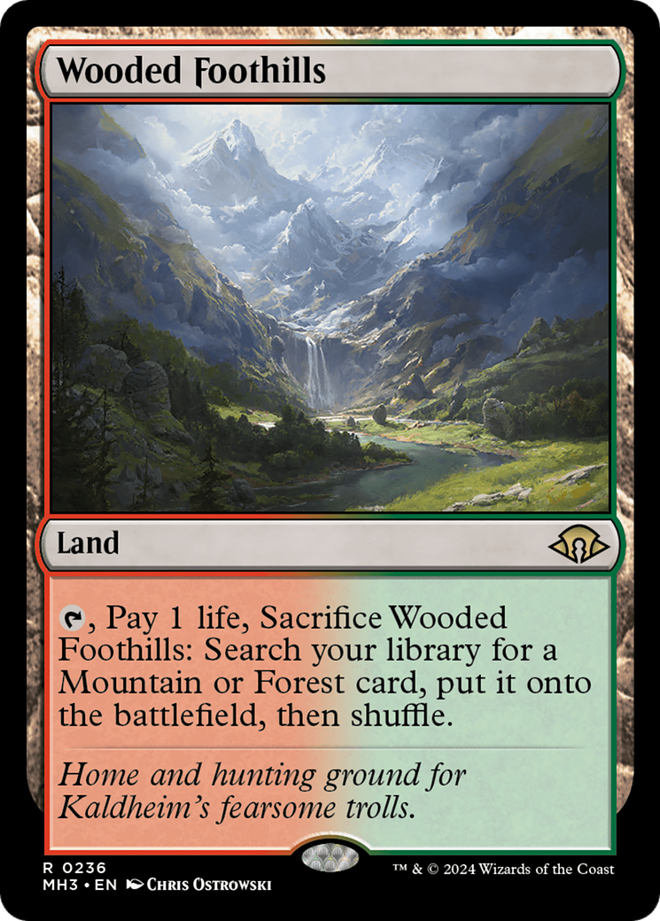 Wooded Foothills [Modern Horizons 3] | Card Merchant Takapuna