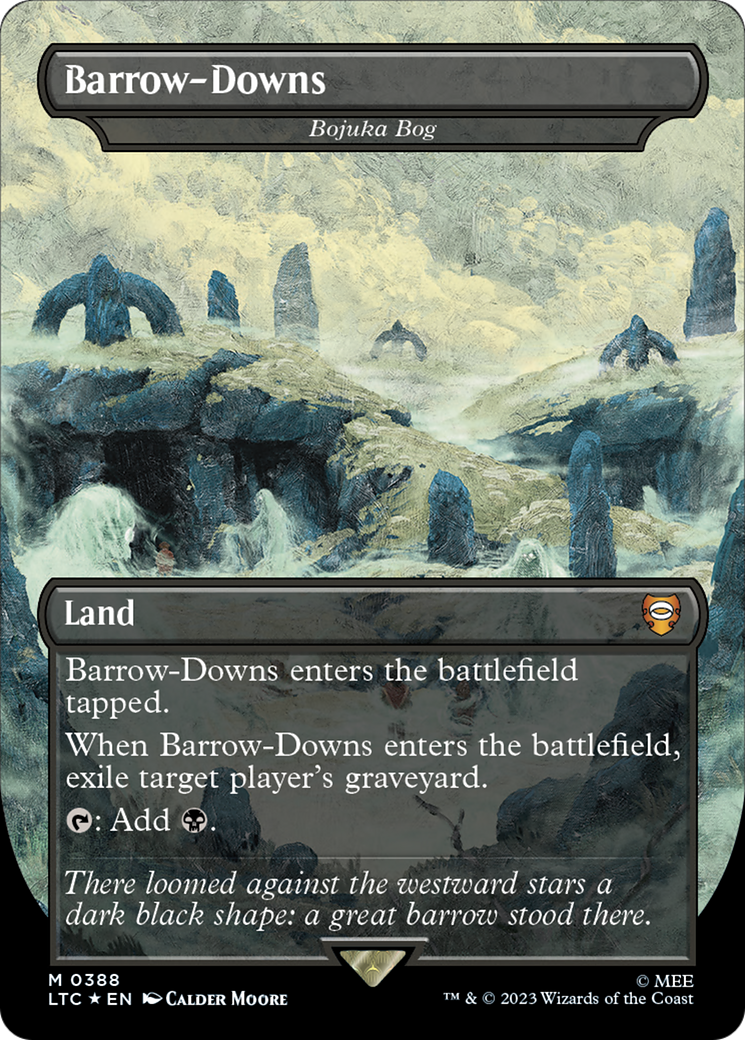 Barrow-Downs - Bojuka Bog (Surge Foil Realms and Relics) [The Lord of the Rings: Tales of Middle-Earth Commander] | Card Merchant Takapuna