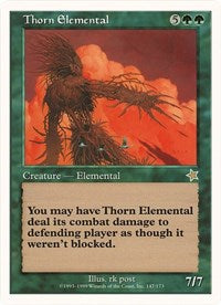 Thorn Elemental (Oversized) [Oversize Cards] | Card Merchant Takapuna