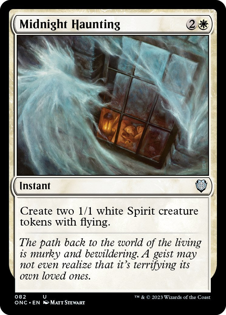 Midnight Haunting [Phyrexia: All Will Be One Commander] | Card Merchant Takapuna