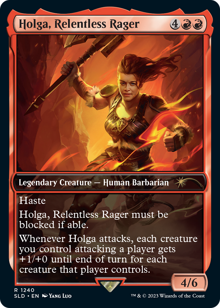 Holga, Relentless Rager [Secret Lair Drop Series] | Card Merchant Takapuna