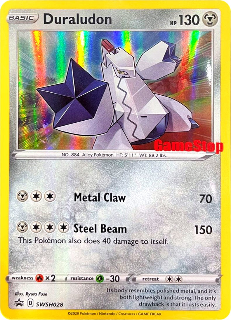 Duraludon (SWSH028) (GameStop Exclusive) [Sword & Shield: Black Star Promos] | Card Merchant Takapuna