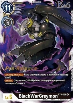 BlackWarGreymon [BT5-069] [Battle of Omni Pre-Release Promos] | Card Merchant Takapuna