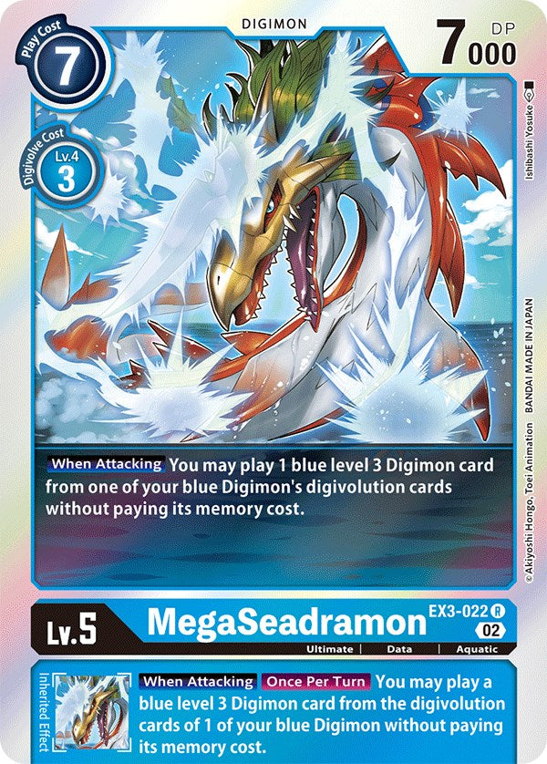 MegaSeadramon [EX3-022] [Draconic Roar] | Card Merchant Takapuna