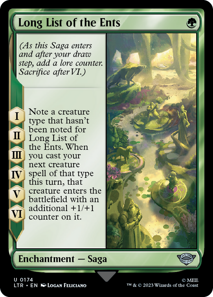 Long List of the Ents [The Lord of the Rings: Tales of Middle-Earth] | Card Merchant Takapuna