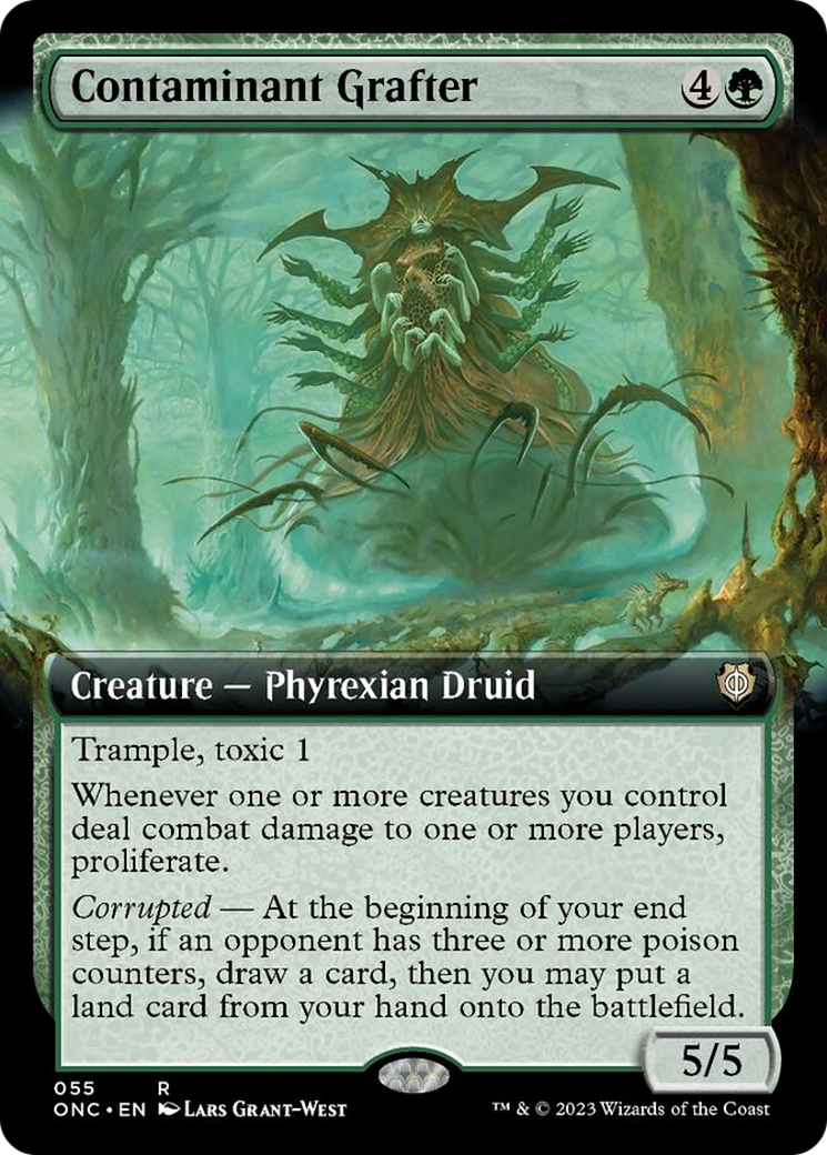 Contaminant Grafter (Extended Art) [Phyrexia: All Will Be One Commander] | Card Merchant Takapuna