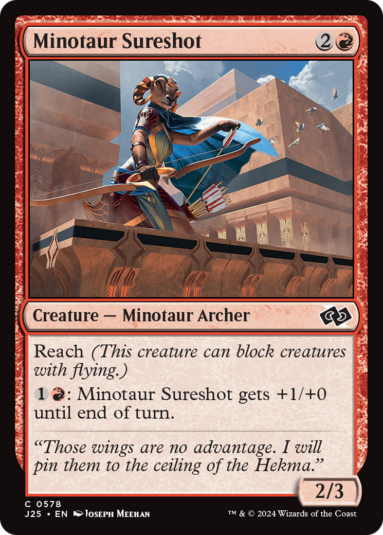 Minotaur Sureshot [Foundations Jumpstart] | Card Merchant Takapuna