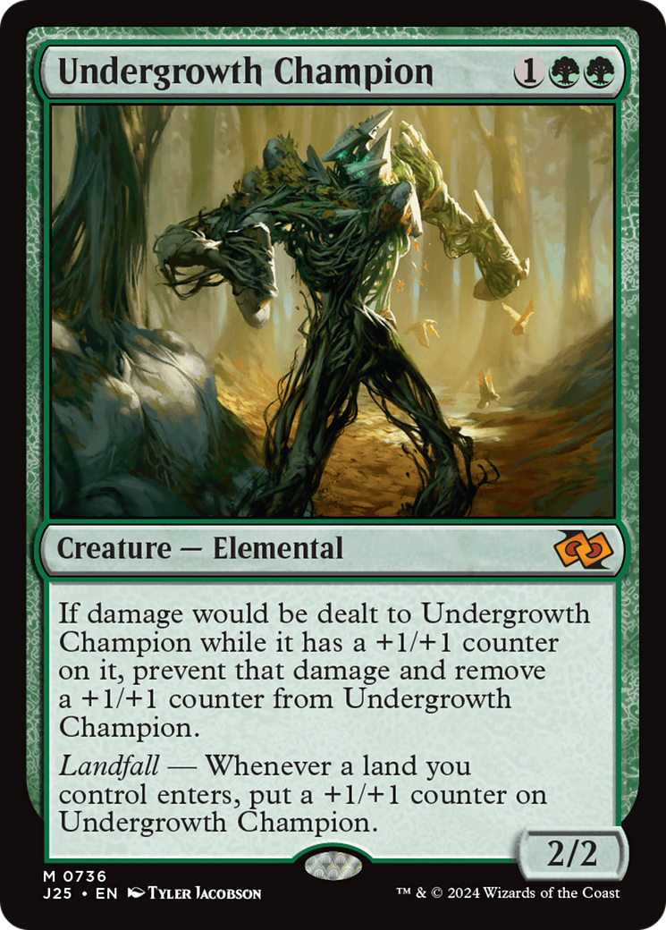 Undergrowth Champion [Foundations Jumpstart] | Card Merchant Takapuna