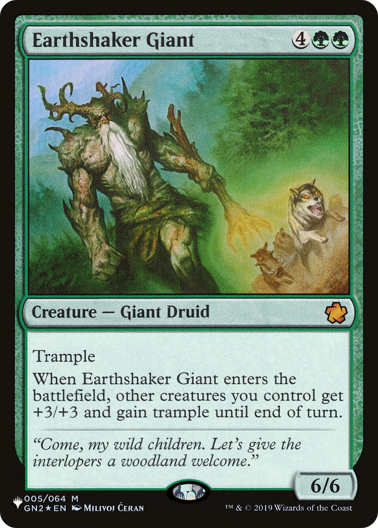 Earthshaker Giant [The List Reprints] | Card Merchant Takapuna