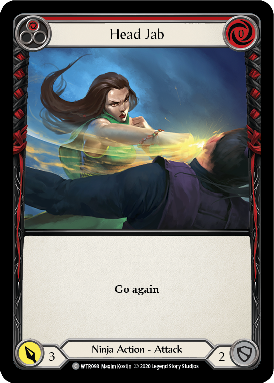 Head Jab (Red) [U-WTR098] (Welcome to Rathe Unlimited)  Unlimited Normal | Card Merchant Takapuna