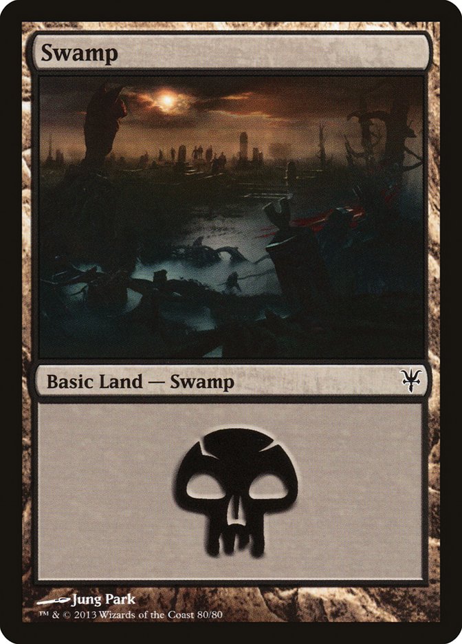 Swamp (80) [Duel Decks: Sorin vs. Tibalt] | Card Merchant Takapuna