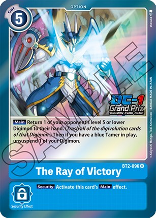 The Ray of Victory [BT2-096] (DC-1 Grand Prix) [Release Special Booster Promos] | Card Merchant Takapuna