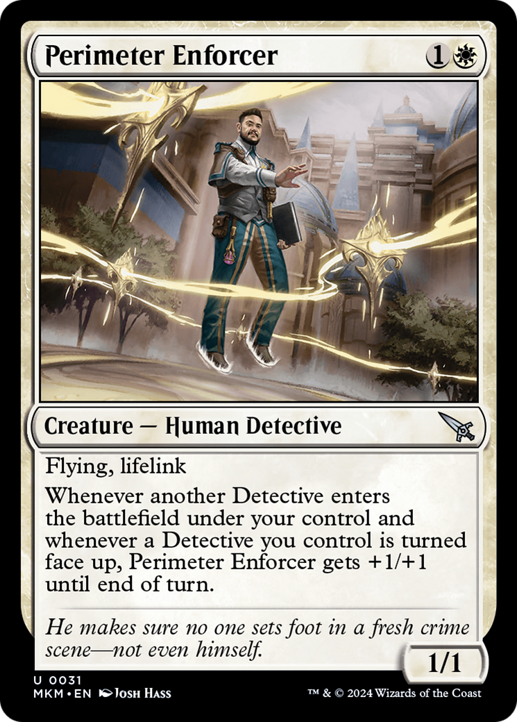 Perimeter Enforcer [Murders at Karlov Manor] | Card Merchant Takapuna