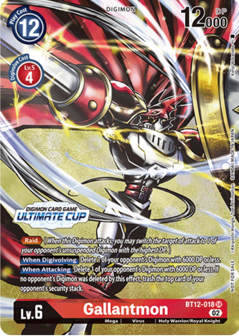 Gallantmon [BT12-018] (Ultimate Cup) [Across Time Promos] | Card Merchant Takapuna