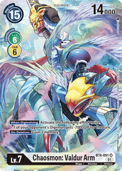 Chaosmon: Valdur Arm [BT4-091] (1-Year Anniversary Box Topper) [Promotional Cards] | Card Merchant Takapuna