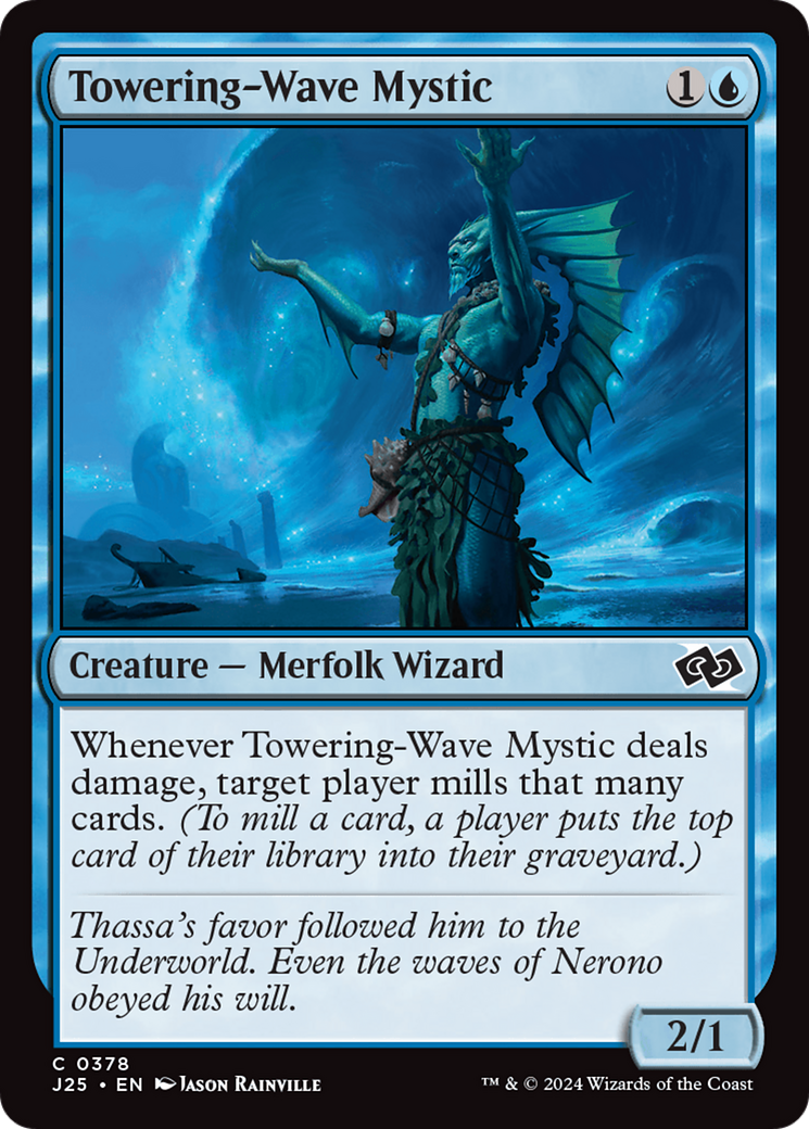 Towering-Wave Mystic [Foundations Jumpstart] | Card Merchant Takapuna