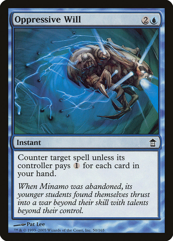 Oppressive Will [Saviors of Kamigawa] | Card Merchant Takapuna