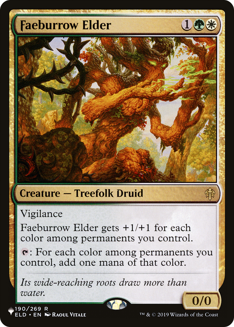 Faeburrow Elder [The List] | Card Merchant Takapuna