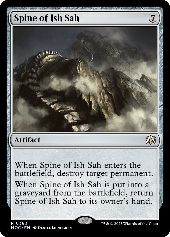 Spine of Ish Sah [March of the Machine Commander] | Card Merchant Takapuna