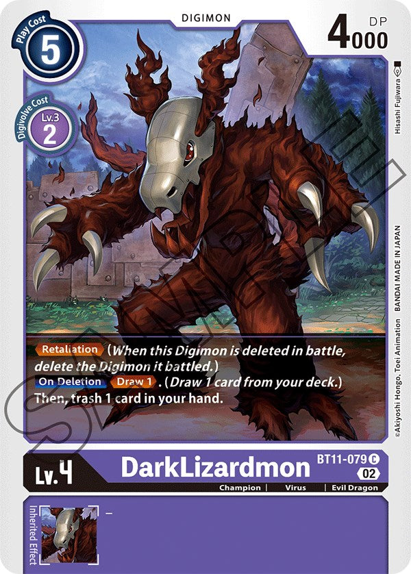 DarkLizardmon [BT11-079] [Dimensional Phase] | Card Merchant Takapuna