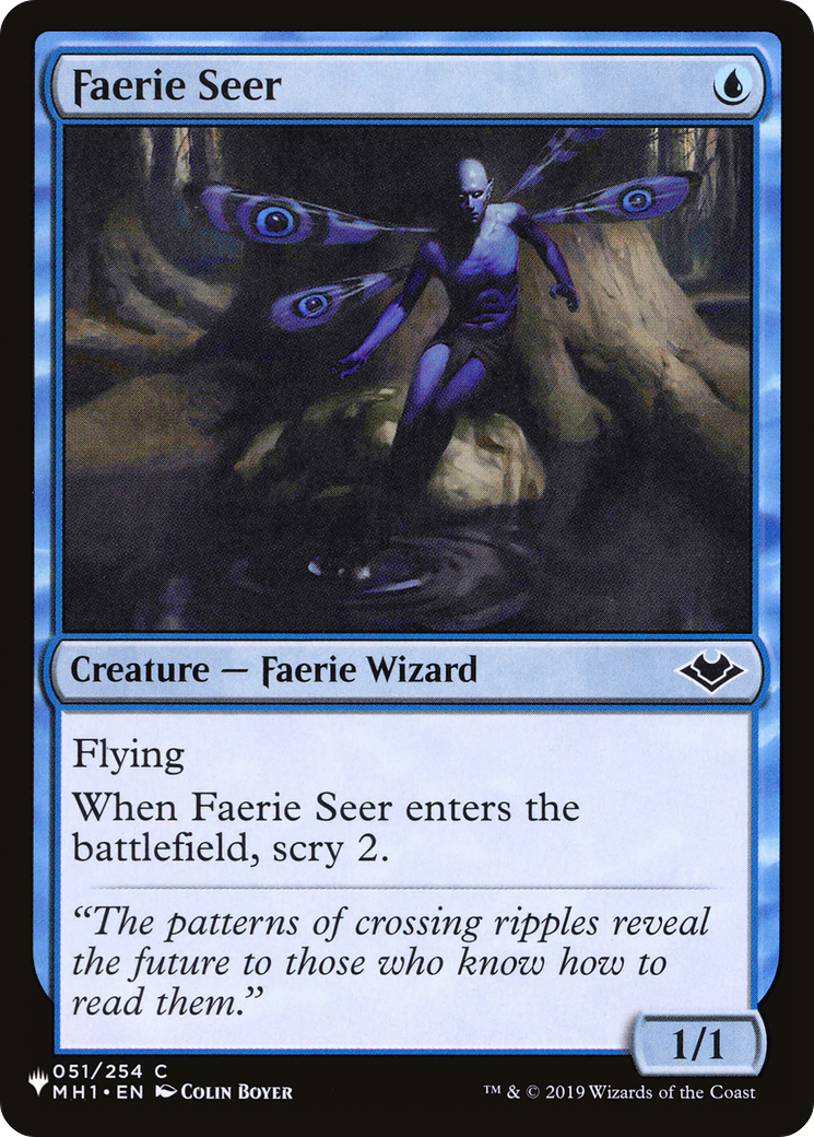 Faerie Seer [The List Reprints] | Card Merchant Takapuna