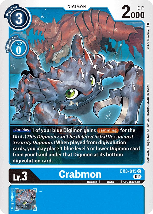 Crabmon [EX3-015] [Draconic Roar] | Card Merchant Takapuna