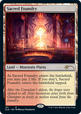 Sacred Foundry [Secret Lair Drop Series] | Card Merchant Takapuna