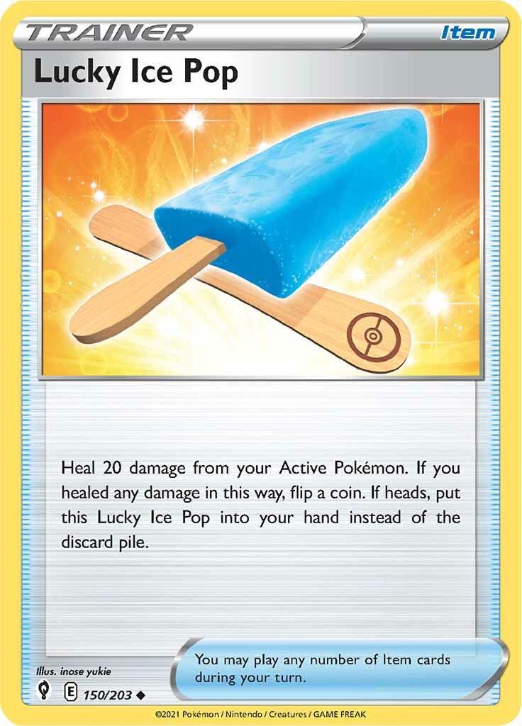 Lucky Ice Pop (150/203) [Sword & Shield: Evolving Skies] | Card Merchant Takapuna