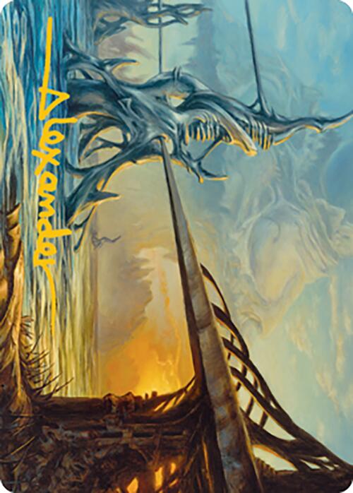 Razortide Bridge Art Card (Gold-Stamped Signature) [Modern Horizons 2 Art Series] | Card Merchant Takapuna