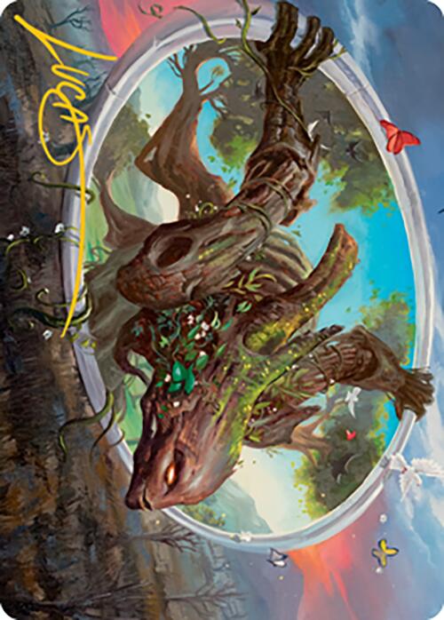 Gaea's Will Art Card (Gold-Stamped Signature) [Modern Horizons 2 Art Series] | Card Merchant Takapuna