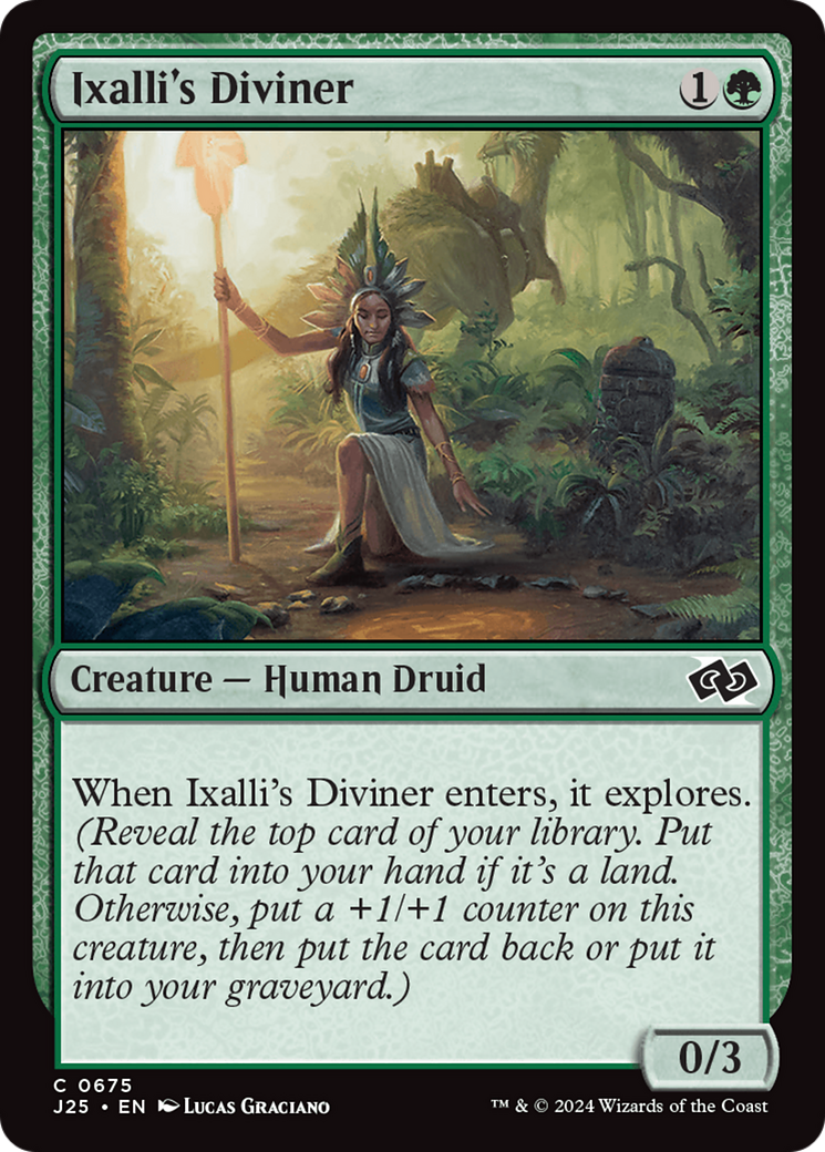 Ixalli's Diviner [Foundations Jumpstart] | Card Merchant Takapuna