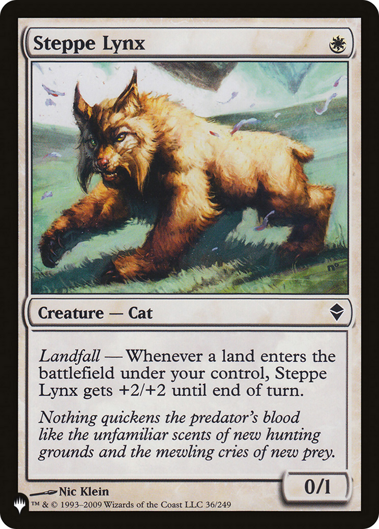 Steppe Lynx [The List Reprints] | Card Merchant Takapuna