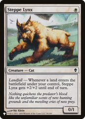 Steppe Lynx [The List Reprints] | Card Merchant Takapuna